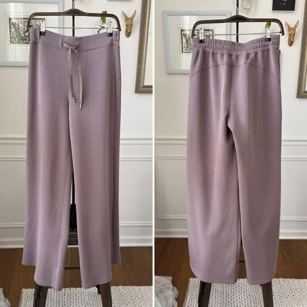 Spanx Wide Leg Pants Grey Mauve M